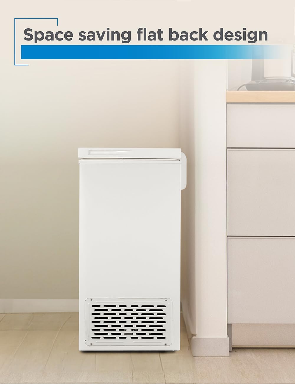 BLACK+DECKER 2.0 Cu. Ft. Compact Chest Freezer, BCFK206, White
