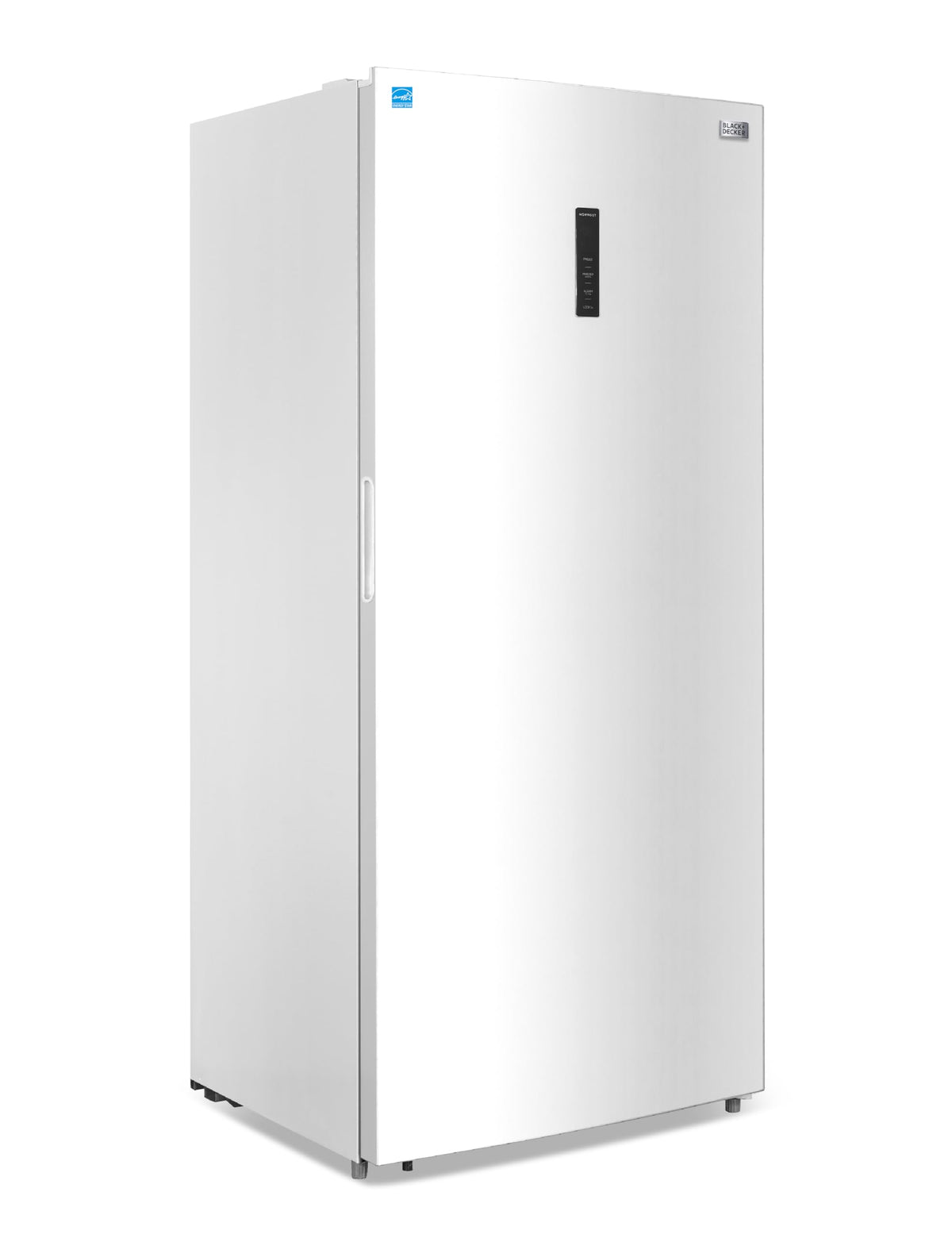 BLACK+DECKER 14 Cu. Ft. Convertible Freezer Refrigerator, Upright Freezer with Glass Shelves, ENERGY STAR rated, Frost Free, BUC1400XB, Black