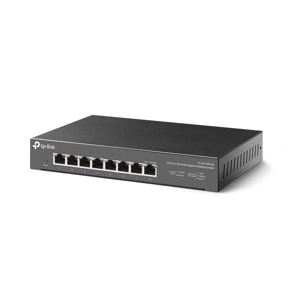 TP-Link TL-SG105S 5-Port Gigabit Network Switch, Metal Ethernet Splitter