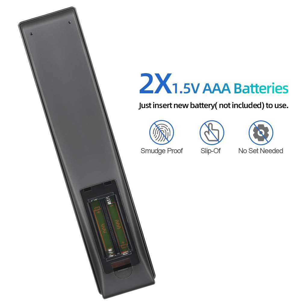 for Samsung-Smart-TV-Remote-Replacement, Universal for All Samsung TVs (BN59-01315A)