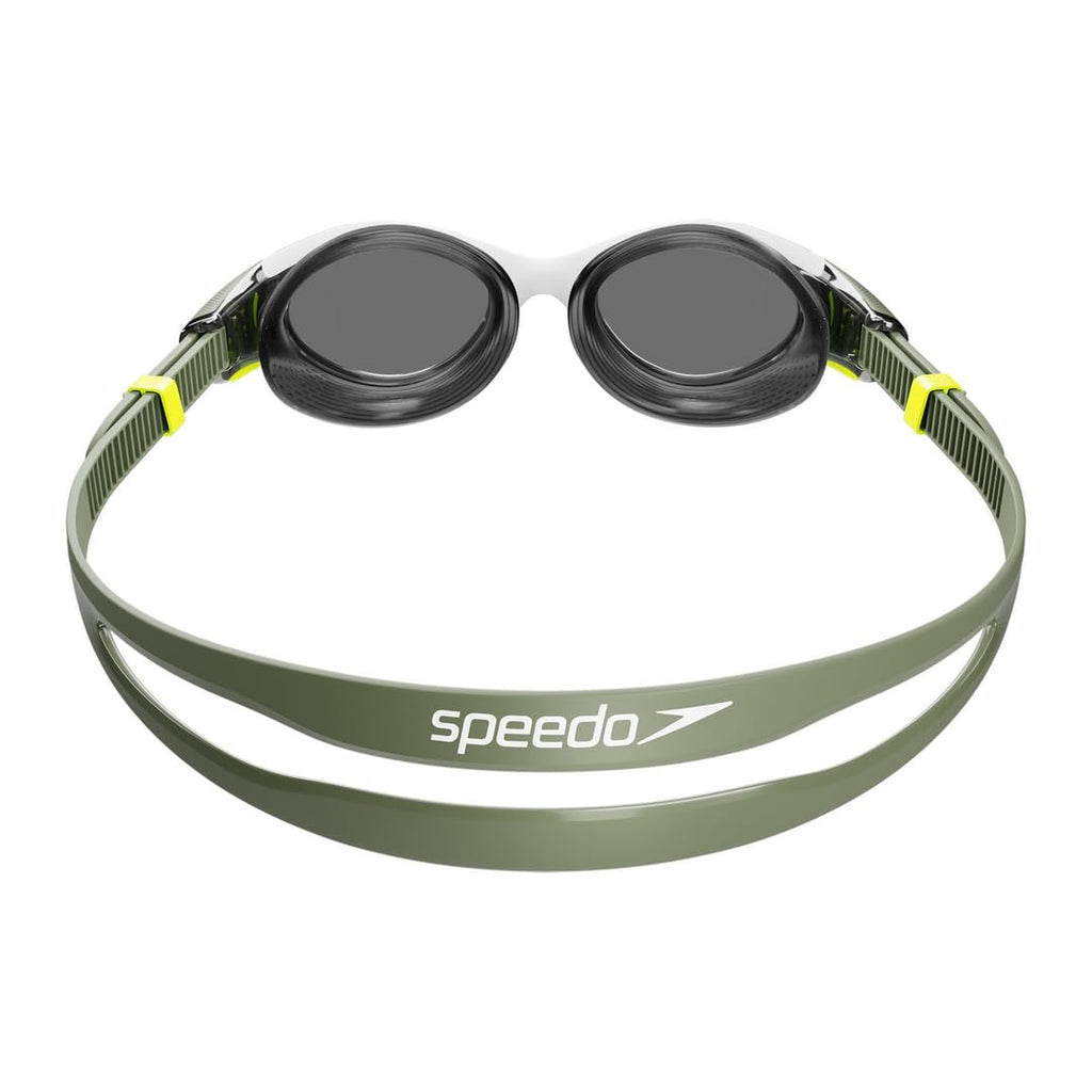 Speedo Damen Biofuse 2.0 Schwimmbrille | Weibliches Design | Patentierter Verstellmechanismus | Anti-Beschlag | Anti-Leck | Comfort Fit Schwimmbrille (1 Stück)