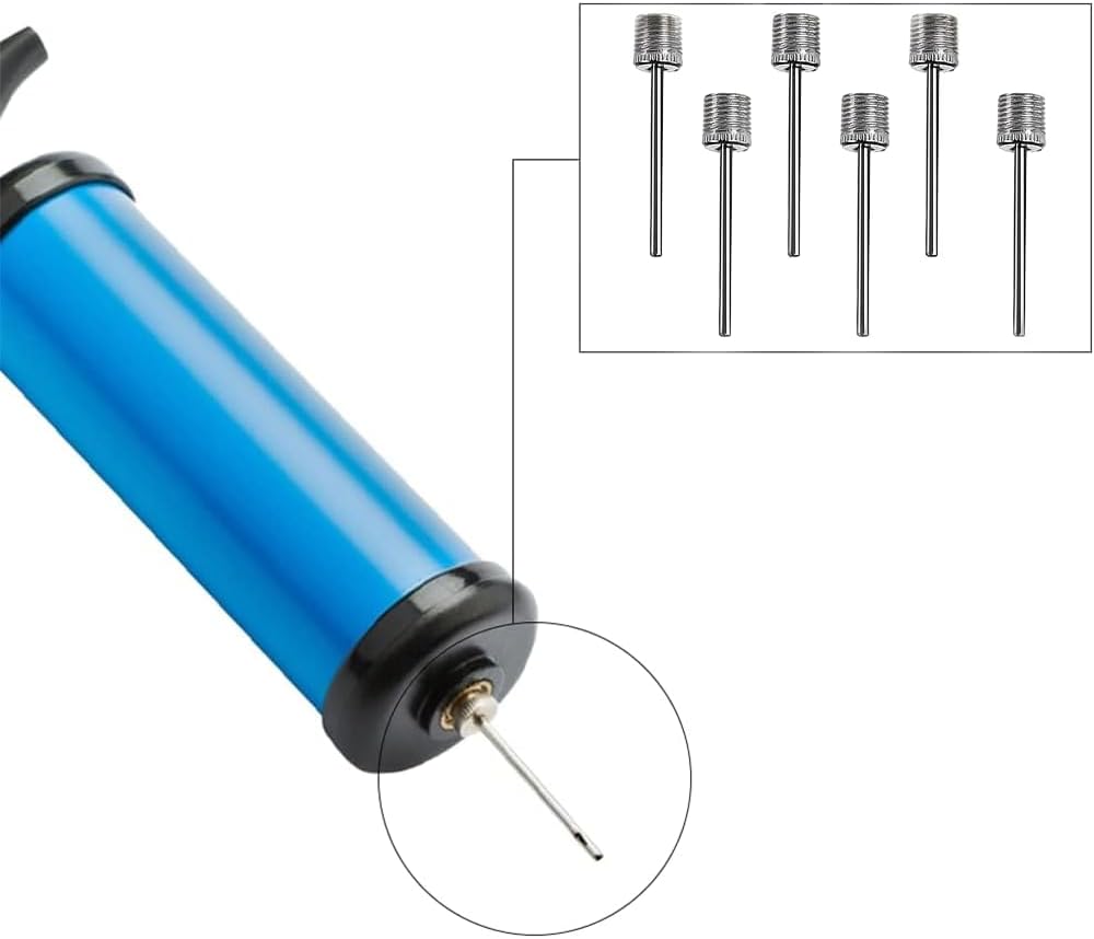 Lmyzcbzl Ball Pump Needles, 6 Pcs Air Pump Needles, Ball Pump Inflation Needle, Inflating Pump Needle, for Basketball, Soccer, Rugby, Volleyball, Etc