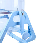 WonderWash Portable Washing Machine for Apartment & Tiny Spaces - Manual Hand Clothes Washer with Retro Design - Clean Laundry Anywhere with Our Countertop, Non-Electric, Small Washer - Blue