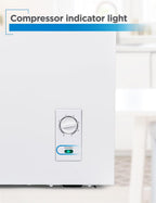 BLACK+DECKER 2.0 Cu. Ft. Compact Chest Freezer, BCFK206, White