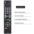 for Samsung-Smart-TV-Remote-Replacement, Universal for All Samsung TVs (BN59-01315A)