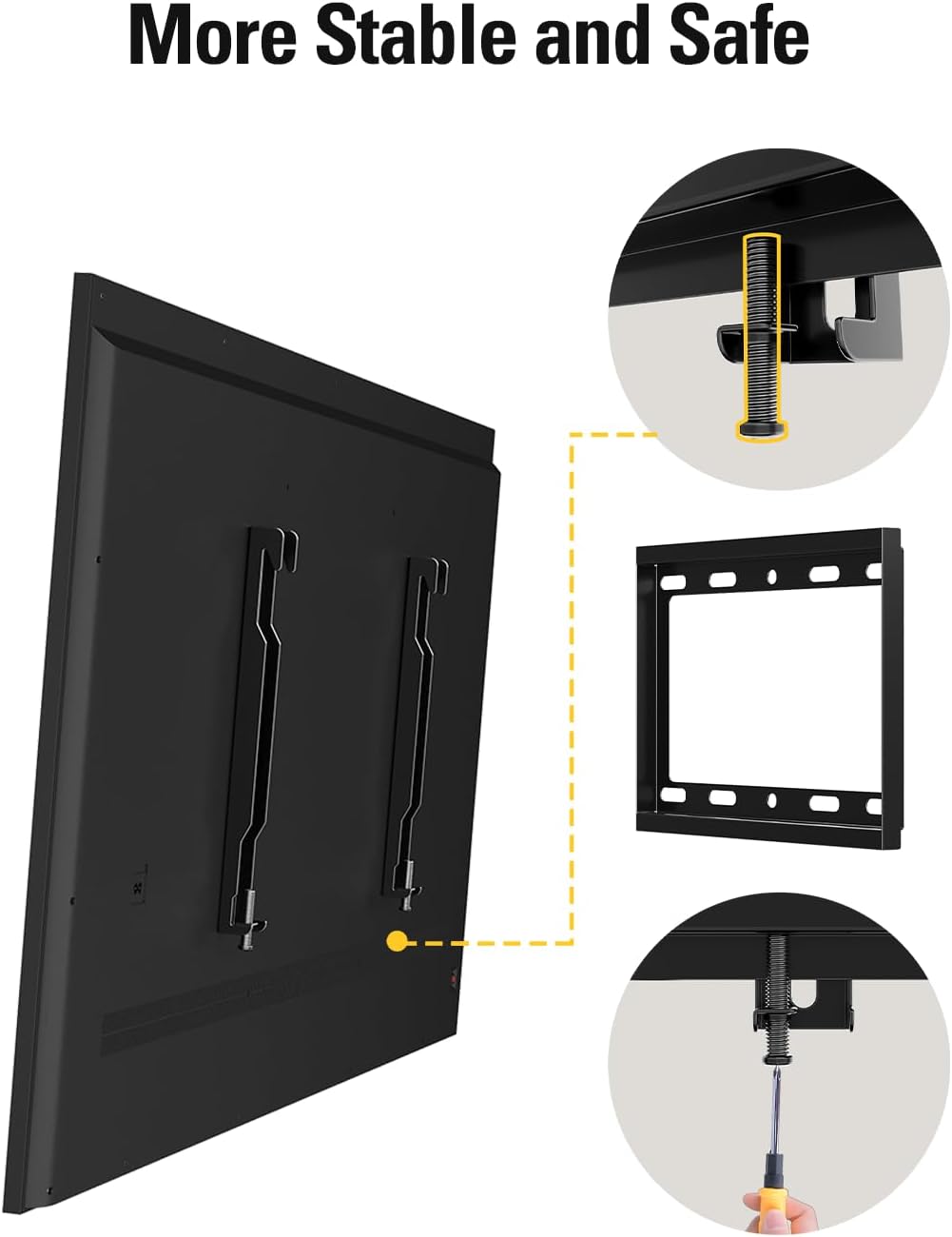 Mounting Dream Fixed TV Wall Mount Bracket for Most 17-42'' Flat Screen TV