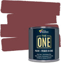 The ONE All-In-One Paint & Primer - Deep Red Satin, 2.5 L | Multi-Surface 1 Coat Formula | Easy Indoor & Outdoor Decorating for Home & Garden Walls, Floors & Furniture | Durable, Water-Based & Low VOC
