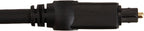 Amazon Basics Toslink Digital Optical Audio Fiber Optic Cable, Multi-Channel, for Sound Bar, Audio System, Home Theatre, Game Console, Blu-Ray Player, Gold-Plated Connectors, 6 Foot, Black