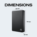 Seagate 5TB Portable Hard Drive | USB 3.0 (STGX5000400)