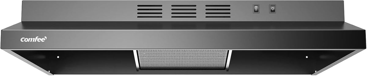 COMFEE' Range Hood 30 Inch Under Cabinet 200 CFM Ducted/Ductless