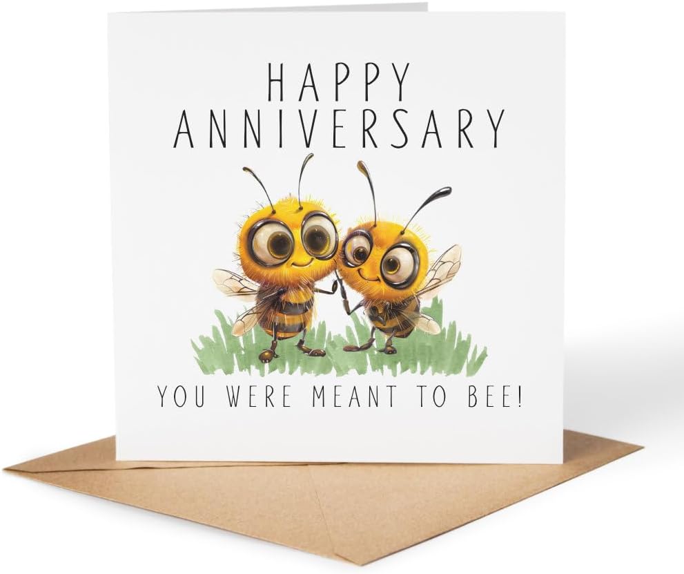 Maise & Rose Anniversary Card For a Special Couple You Were Ment To Be 175