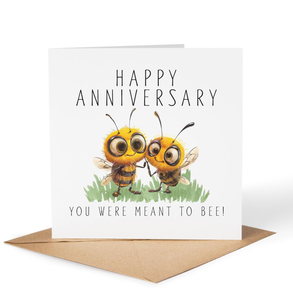 Maise & Rose Anniversary Card For a Special Couple You Were Ment To Be 175
