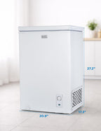 BLACK+DECKER 2.0 Cu. Ft. Compact Chest Freezer, BCFK206, White