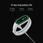 XIAOMI Smart Band 10, Fitness Tracker for Men Women, 21-day battery, White