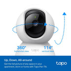 Tapo C210 2K 3MP Pan/Tilt Indoor Security Camera Pet Camera House Security