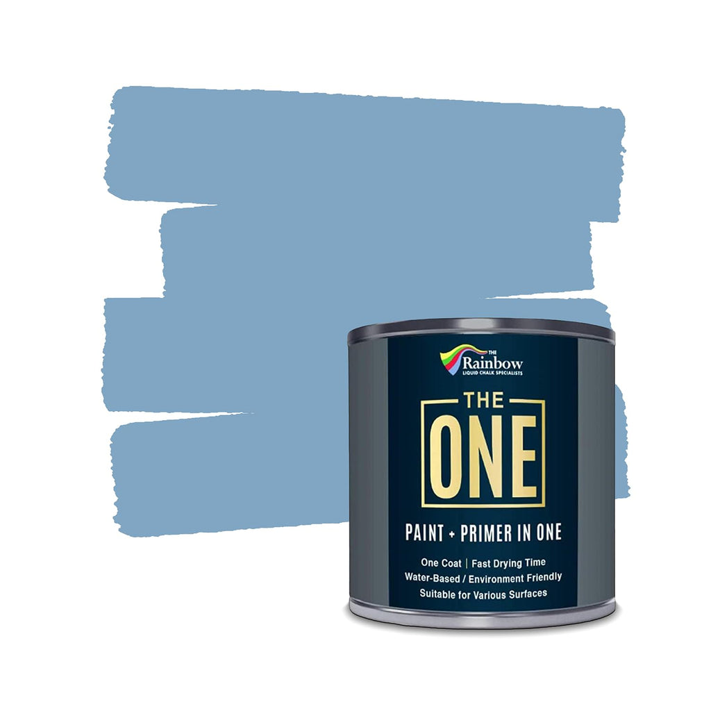 The ONE All-In-One Paint & Primer - Deep Red Satin, 2.5 L | Multi-Surface 1 Coat Formula | Easy Indoor & Outdoor Decorating for Home & Garden Walls, Floors & Furniture | Durable, Water-Based & Low VOC