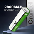 Granicell AA Rechargeable Batteries (12 Pack), 2800mAh, 1.2V NiMH