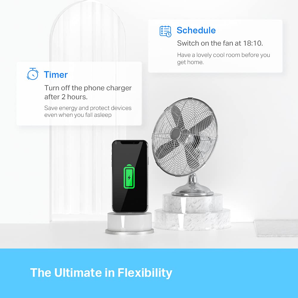 Tapo P110(2-pack) Smart Plug, Energy Monitoring WiFi Plug, Max 13A