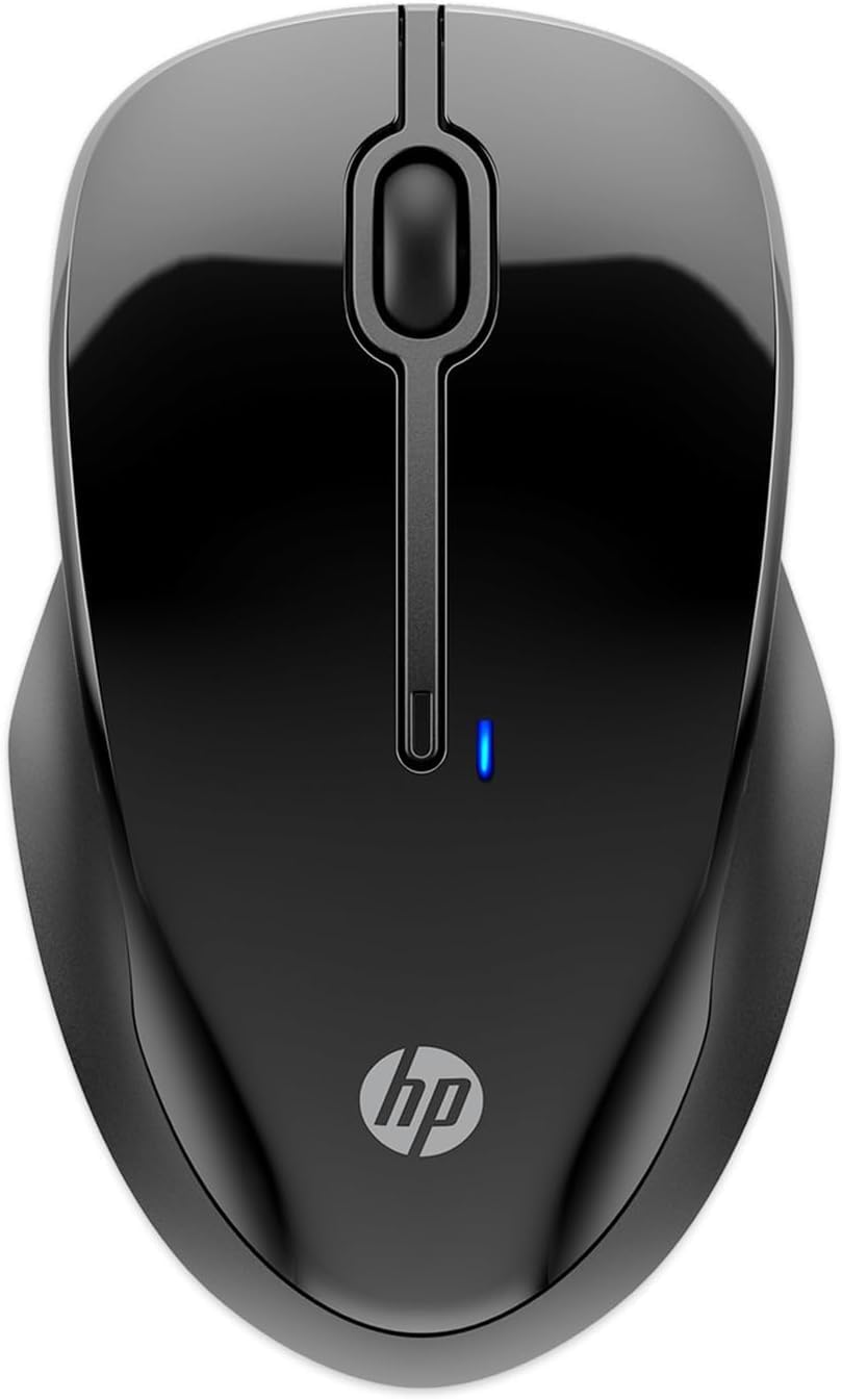 HP 250 Dual Mouse | For Computer or Laptop | Multi-OS & Device Compatibility | Dual-Mode 2.4 GHZ or Bluetooth Connectivity | Multi-Surface Technology | 1 Year Battery Life | Ambidextrous | Black
