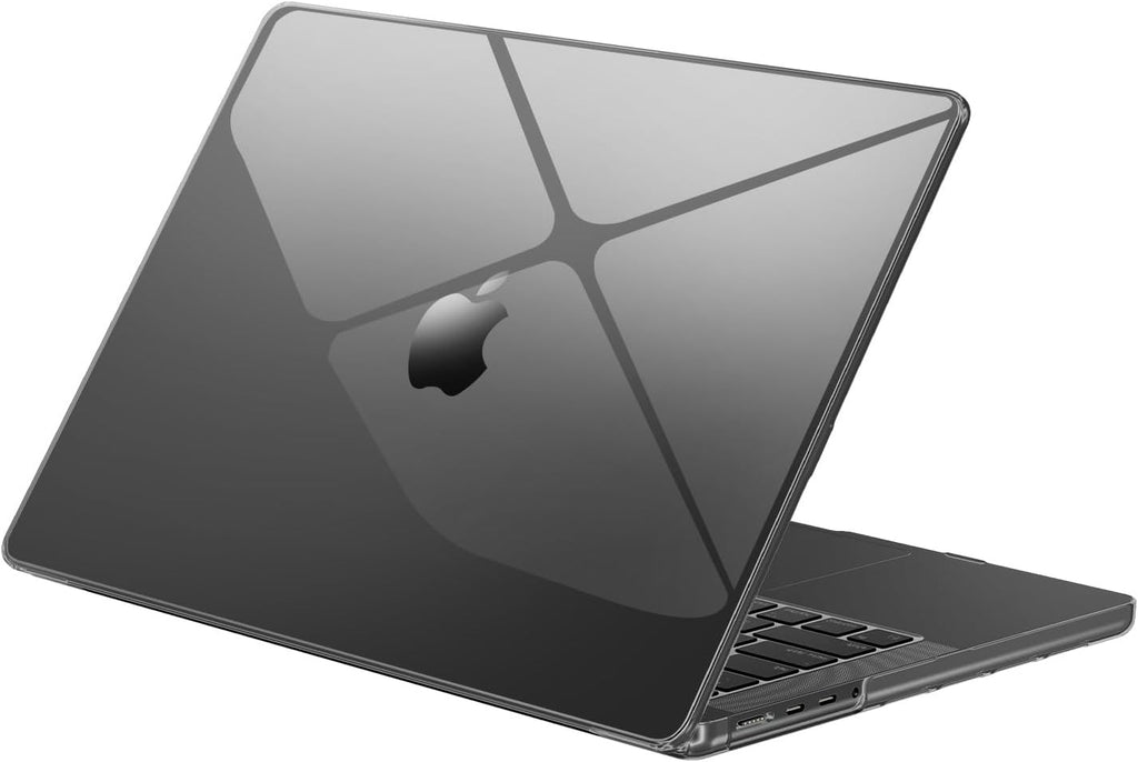 EooCoo for MacBook Pro 14 inch Case M5 M4 M3 M2 M1 2026-2021 Crystal Black