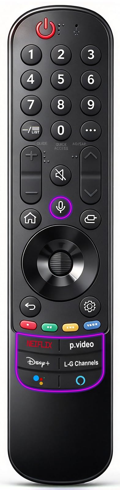 for Samsung-Smart-TV-Remote-Replacement, Universal for All Samsung TVs (BN59-01315A)