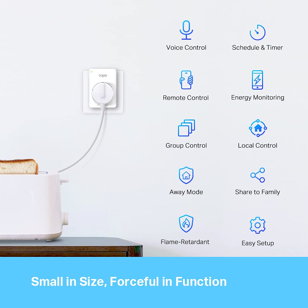 Tapo P110(2-pack) Smart Plug, Energy Monitoring WiFi Plug, Max 13A
