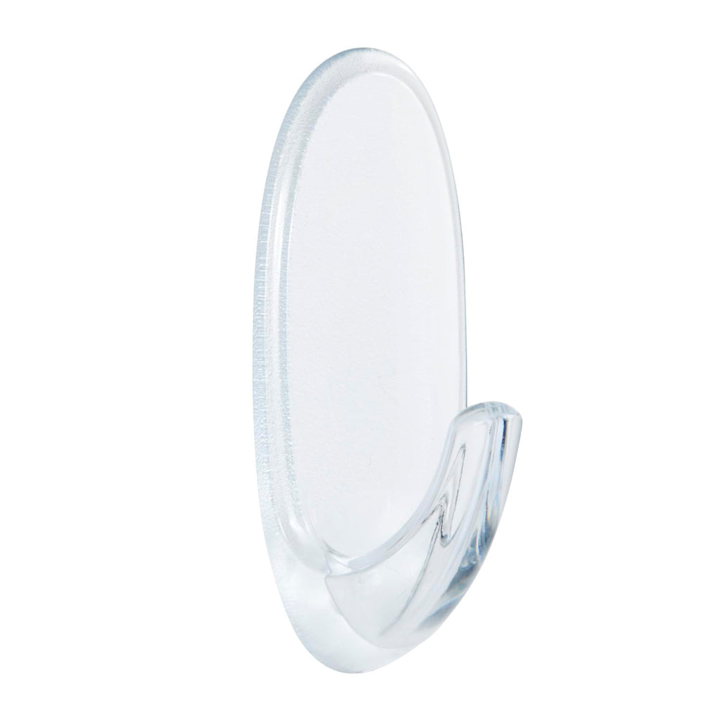Command Medium Hooks, Clear, 2 Hooks and 4 Adhesive Strips