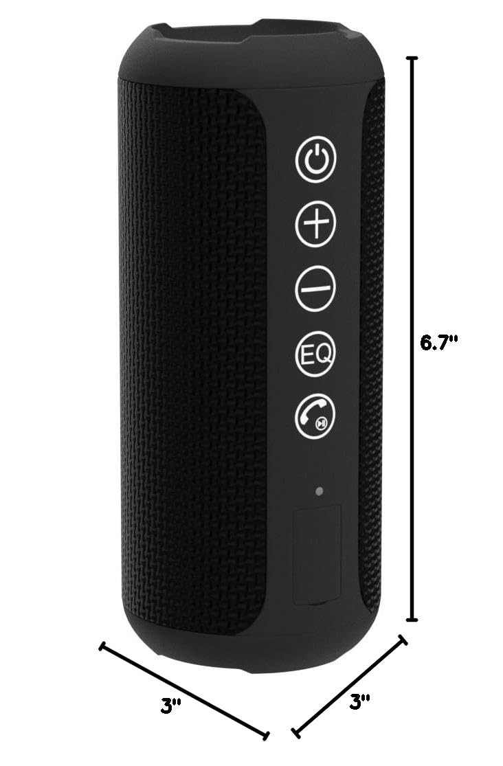 Ortizan X10 Portable Bluetooth Speaker (1st Gen), IPX7 Waterproof, Wireless