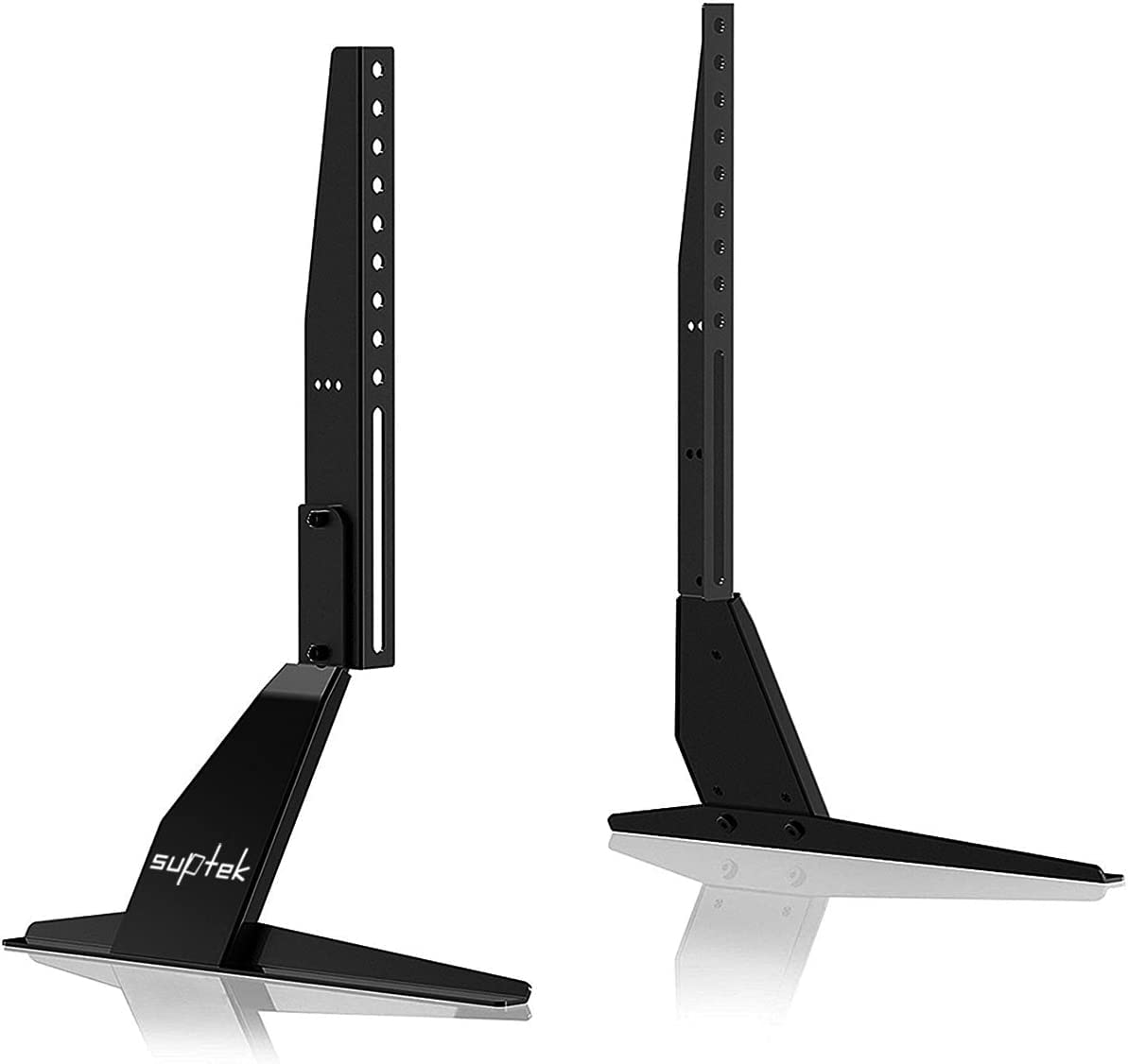 Universal TV Stand, Metal TV Legs for 20-65 inch LCD/LED/OLED/Plasma Flat&Curved Screen TV Height Adjustment with VESA 75x75mm to 800x500mm Max ML1760