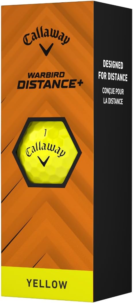 Callaway Golf Warbird Distance+ Golf Balls 2025 (12 and 24 Ball Pack)
