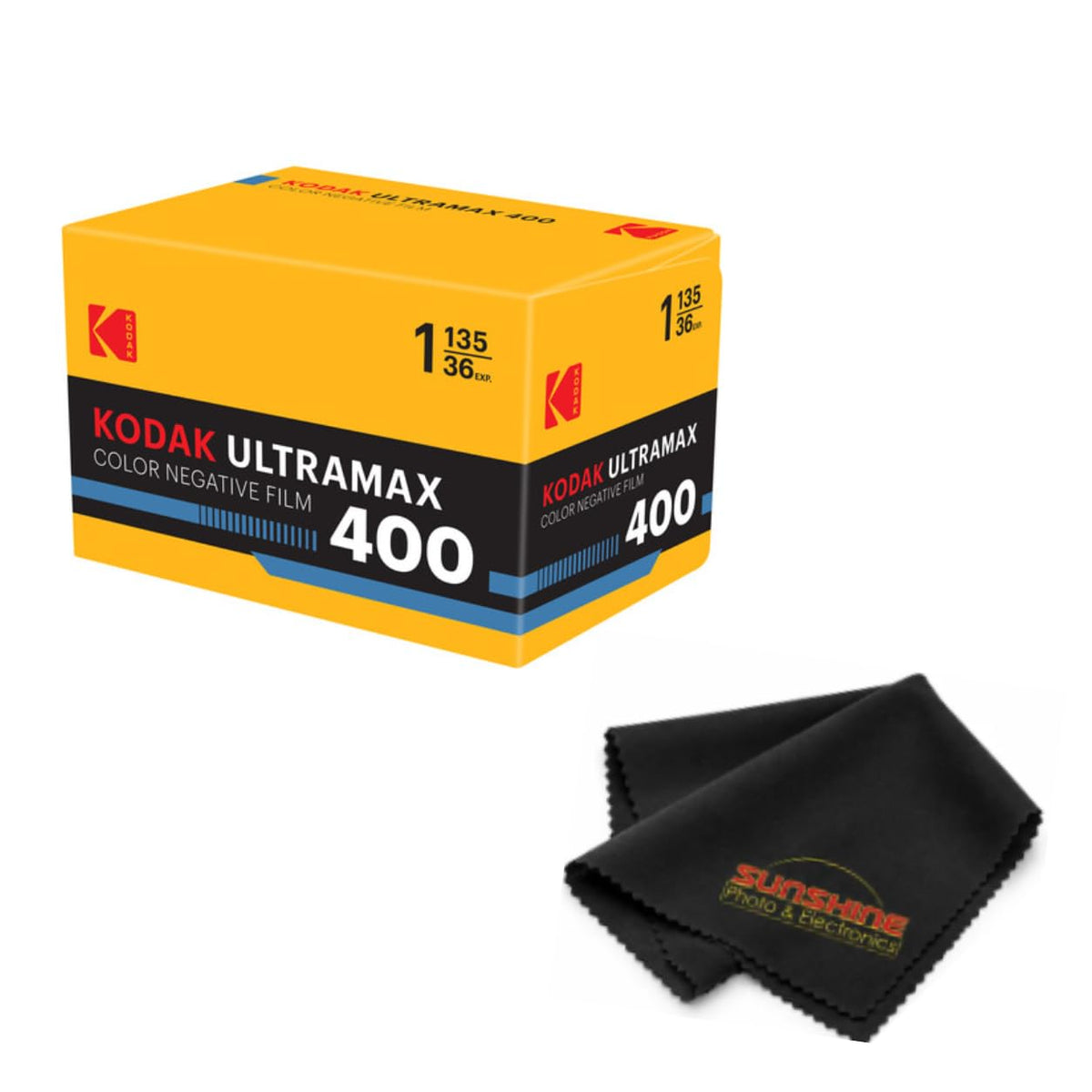 Kodak Ultramax 400 Color Print Film 36 Exp. 35mm DX 400 135-36 (108 Pics) (Pack of 3), Basic