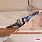 UniBond Kitchen & Bathroom Mould-Resistant White Sealant, 1 x 280 ml