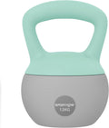 SPORTNOW 4/6/8/10/12kg Soft Kettlebell with Non Slip Handle Grey