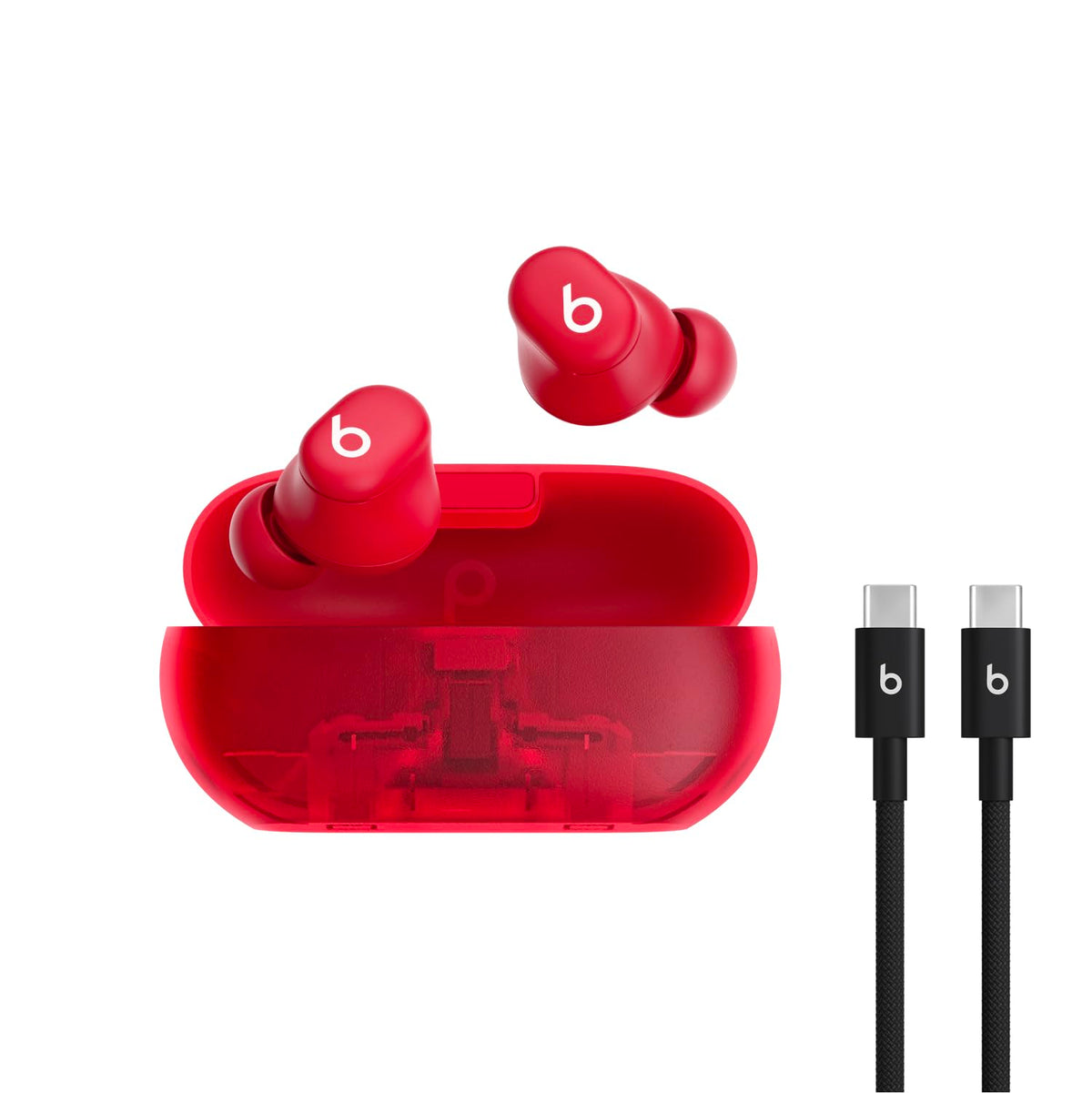 Beats Solo Buds - Wireless Bluetooth Earbuds with USB-C Charging Cables (1.5) - Storm Gray