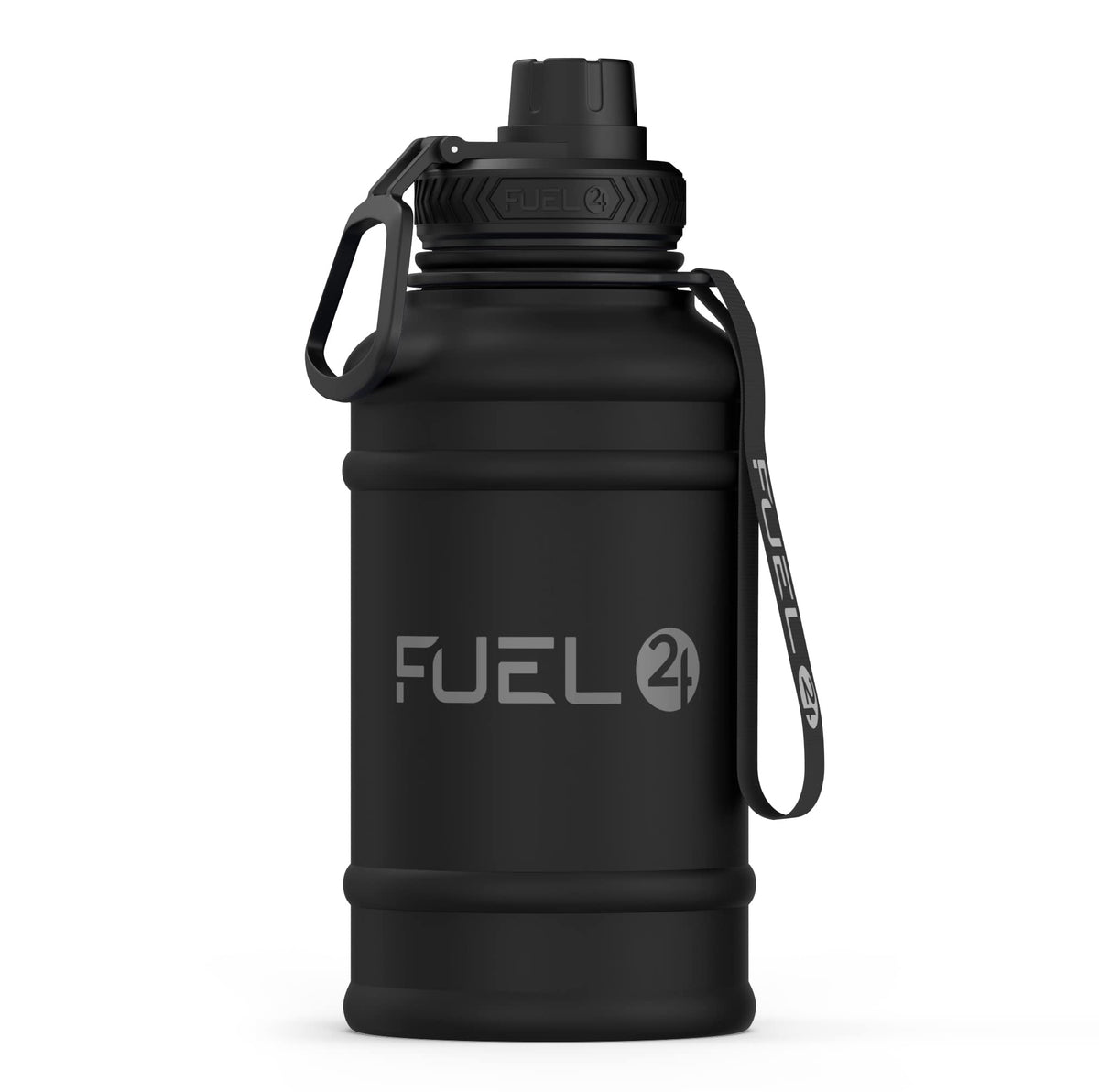 Fuel24 Stainless Steel Jug - 1.3 or 2.2 Litre Water Bottle - Extra Strong, BPA Free, Leak Proof - Large Gym Sports Bottle, 1.3L, 2.2L, Metal Bottle - Colour Options