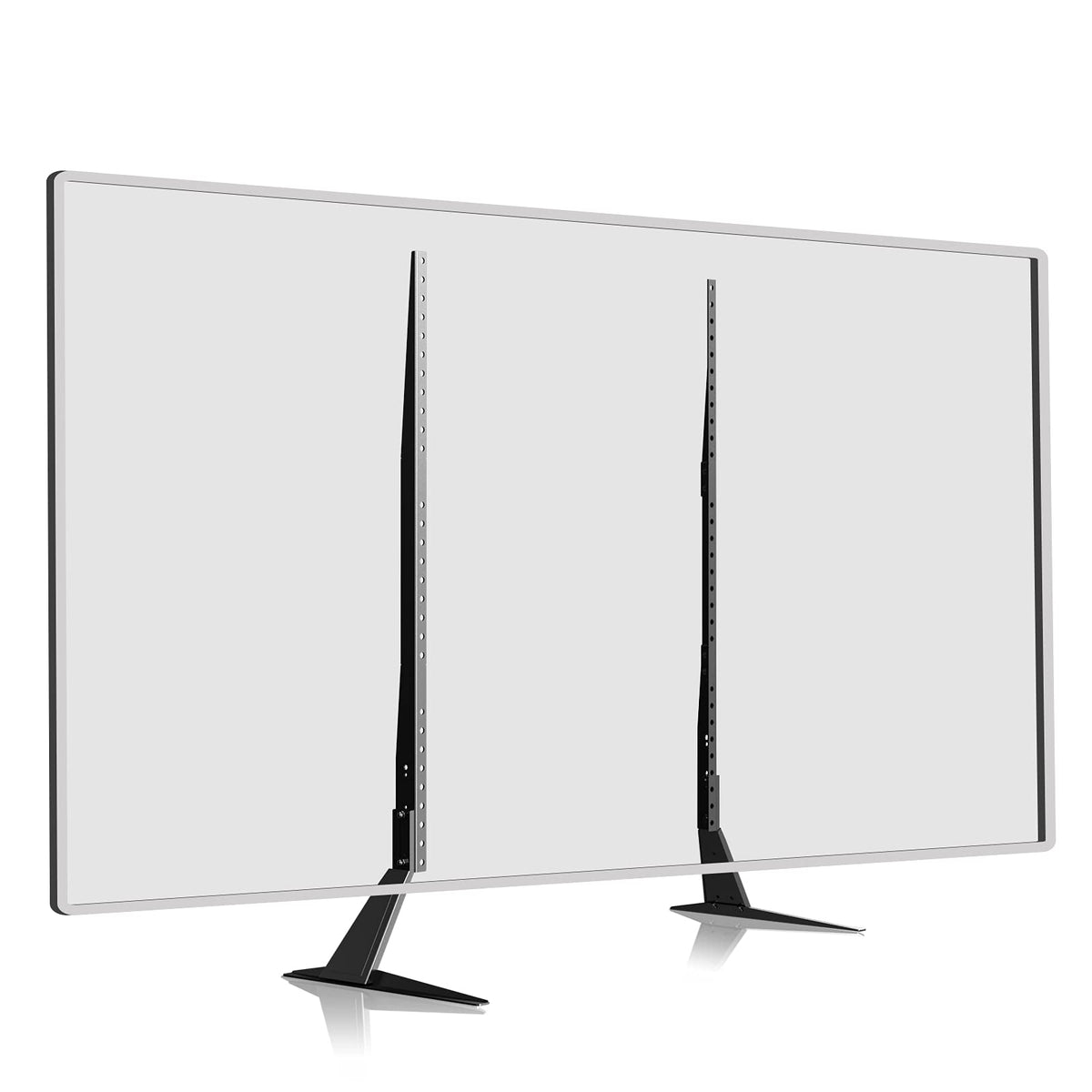 Universal TV Stand, Metal TV Legs for 20-65 inch LCD/LED/OLED/Plasma Flat&Curved Screen TV Height Adjustment with VESA 75x75mm to 800x500mm Max ML1760