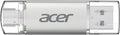 Acer UT300 USB 3.0 Flash Drive 32GB, Memory Pen Stick with Transfer Speeds Up to 150 MB/s, USB Type-C Typc-A Thumb Drive for Phones, Laptops, TVs and Audio Equipment