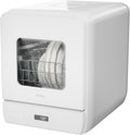 Hermitlux Slim Countertop Portable Dishwasher for Small Spaces