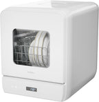 Hermitlux Slim Countertop Portable Dishwasher for Small Spaces