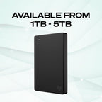 Seagate 5TB Portable Hard Drive | USB 3.0 (STGX5000400)