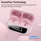 TOZO OpenEarRing Open Ear Earbuds 40H Bluetooth 5.4 Lightweight Comfort
