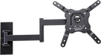 Amazon Basics Full Motion Articulating TV Wall Mount with Tilt Swivel, Extends 16 inches, VESA 200x200, for 12" to 40" TVs, 40 lbs, Black