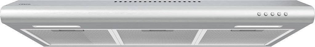CIARRA Range Hood 30 Inch Under Cabinet Ductless Stainless Steel