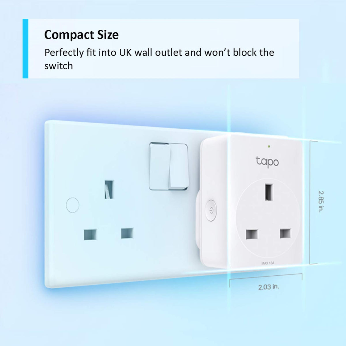 Tapo P110(2-pack) Smart Plug, Energy Monitoring WiFi Plug, Max 13A