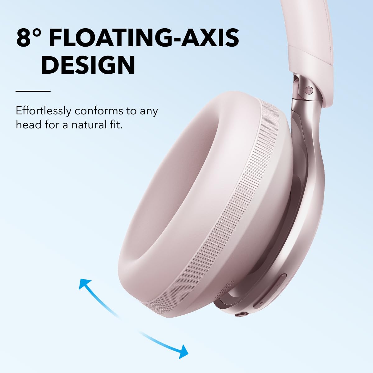 Soundcore Anker Space 2 Bluetooth 6.1 Over-Ear Headphones, Travel-Ready