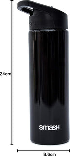 Smash Stainless Steel Water Bottle 750ml - Black
