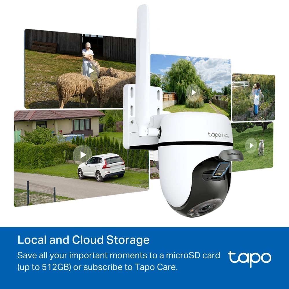 Tapo TC46 4K 8MP Pan/Tilt Outdoor Security Camera CCTV Camera