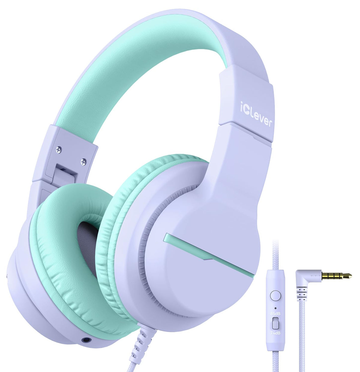 iClever HS19 Kids Headphones with Cord, Toddler Headphones for Boys Girls