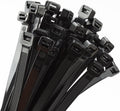Armpow 18 inch Black Zip Ties Heavy Duty 100 PACK, 220 LBS Ultra Exclusive Strong Plastic Wire Ties, Large Cable Ties Extra Long Tie Wraps, Indoor and Outdoor UV Resistant