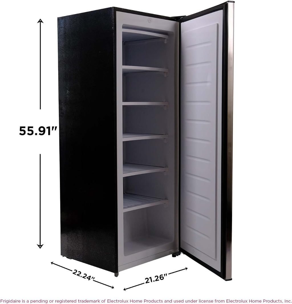 Frigidaire Upright Freezer, 6.5 cu ft, Deep Freeze, Platinum Design Series